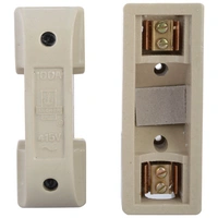 Anchor 9333 Porcelain Fuse Unit Pilot, 100 Amp, 415 V, Ivory - 100A, Ivory, NA